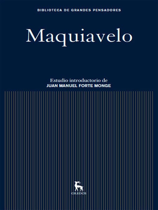 Title details for Maquiavelo by Nicolás Maquiavelo - Available